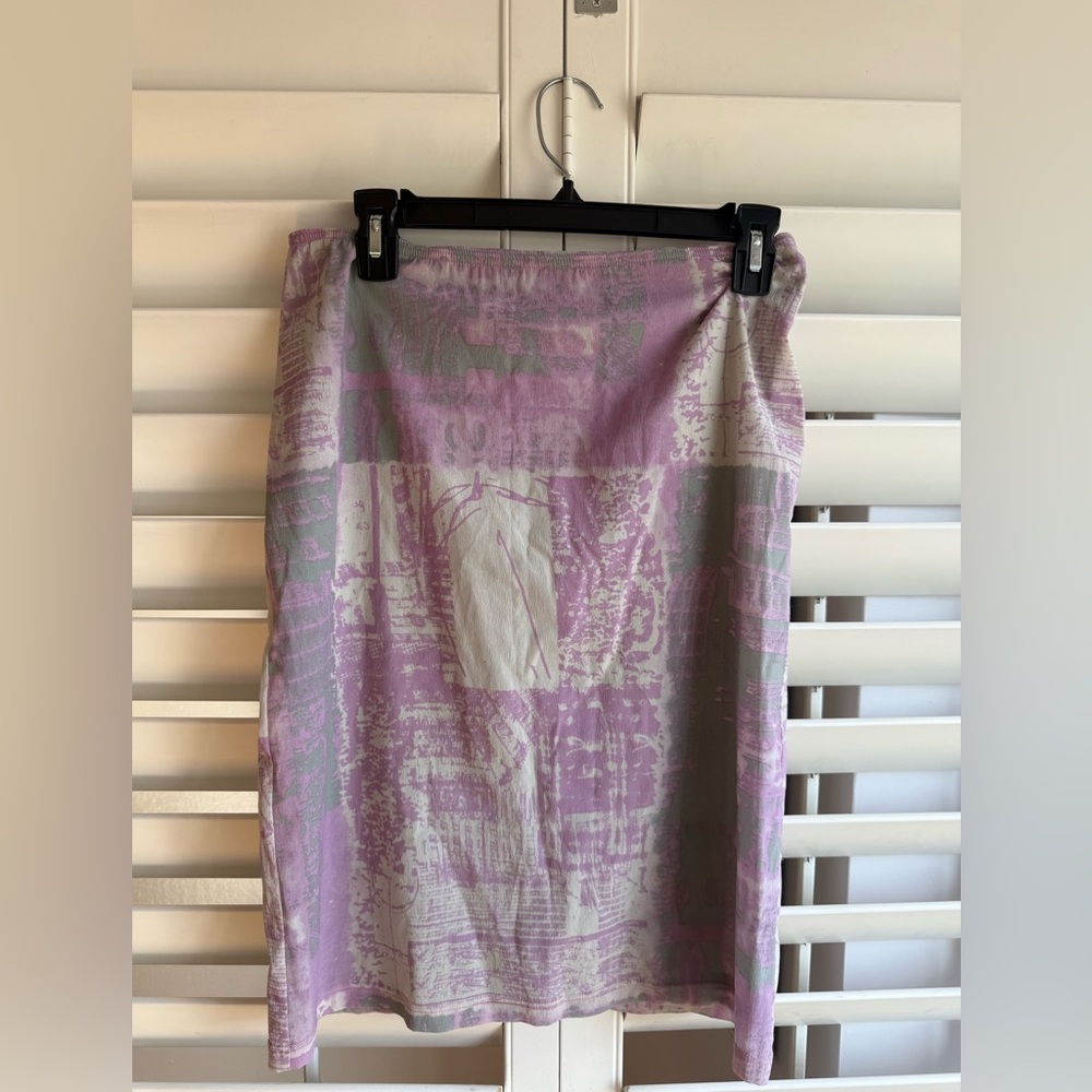Pastel Abstract Women's Pencil Skirt